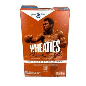 Muhammad Ali Wheaties Cereal Box Empty Limited Edition 100 Years Of Champions